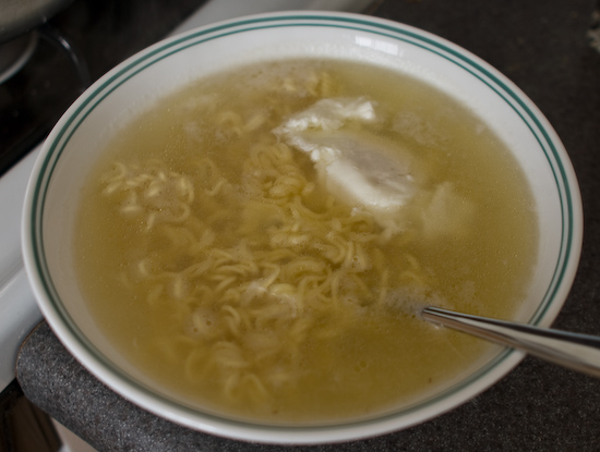 Instant Ramen with Poached Egg