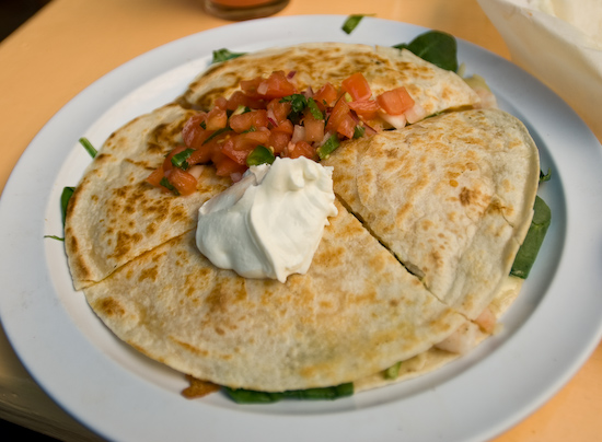 Primo Patio - Shrimp Quesadilla