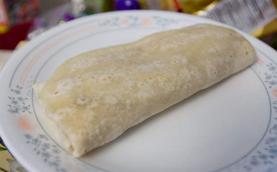 Trader Joe's Chicken Burrito