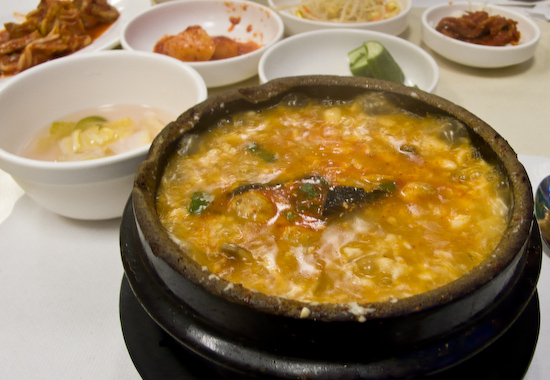 So Gong Dong Tofu House - Beef and Mushroom Tofu Pot