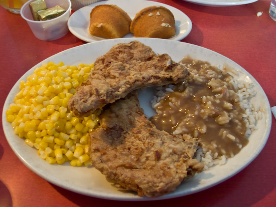 Hard Knox Cafe - Fried Pork Chops