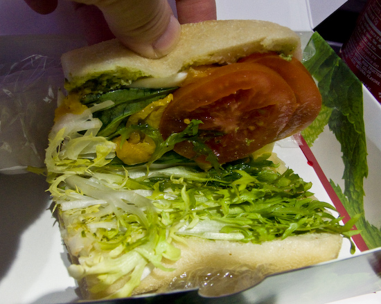 Virgin America - Caprese Sandwich