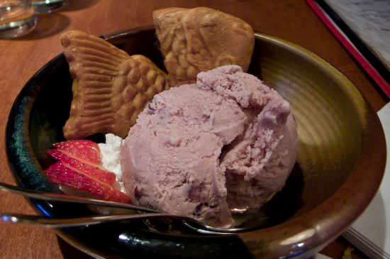 Hagi Izakaya - Red Bean Pastry with Red Bean Ice Cream