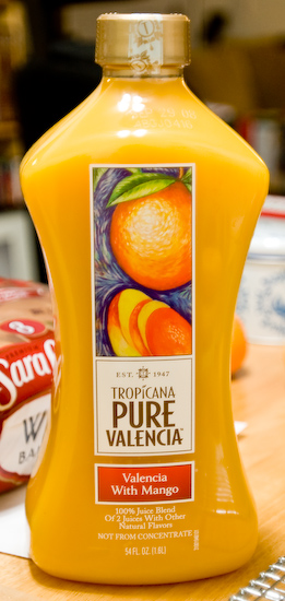 Tropicana Pure Valencia with Mango