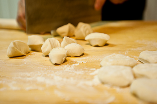 Cutting Dumpling Dough