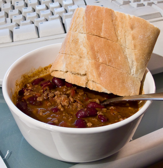 Chili and Bread