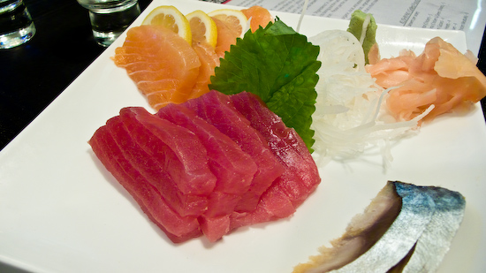 Sozai - Salmon, Yellowfin Tuna, Mackerel Sashimi