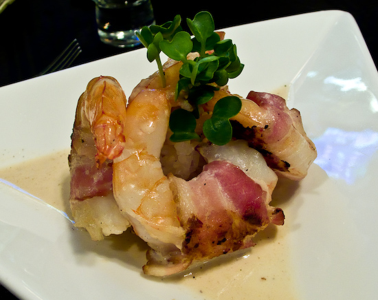 Sozai - Bacon wrapped prawns