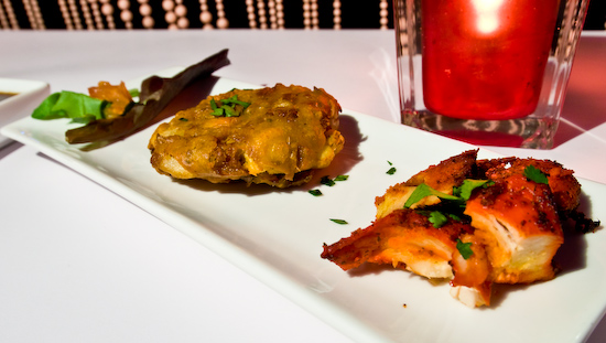 Maharani Restaurant - Chicken Tikka Kebab and Mixed Vegetable Pakora