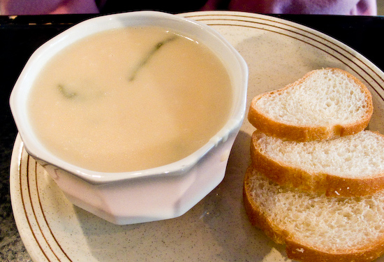 Crossroads Cafe - Garlic and Potato Soup