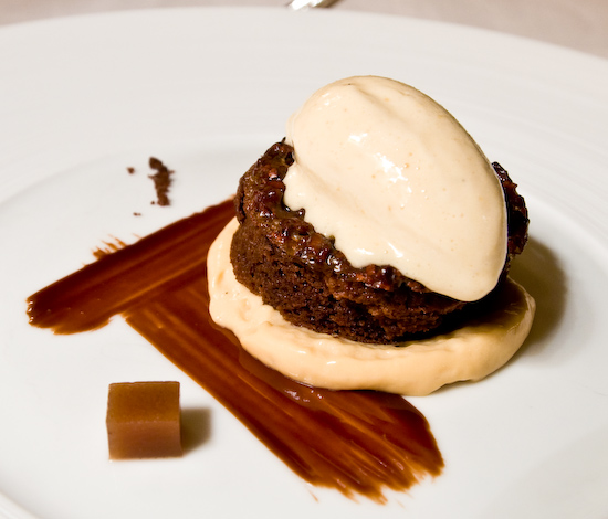 The Dining Room at the Ritz-Carlton - Chocolate Manjari Cake