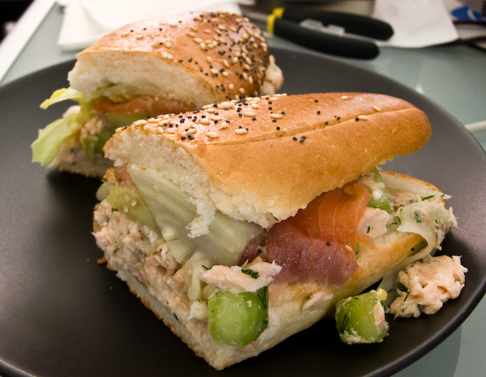 The Sentinel - Salmon Sandwich