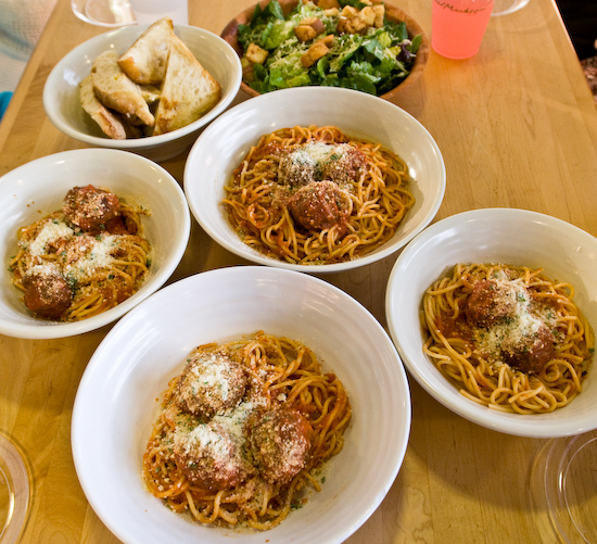 Central Market Cafe - Spaghetti and Meatballs Family Meal