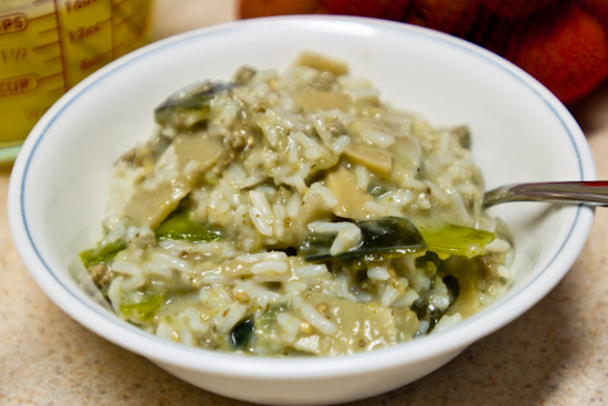 Green Thai Curry mixed with Rice