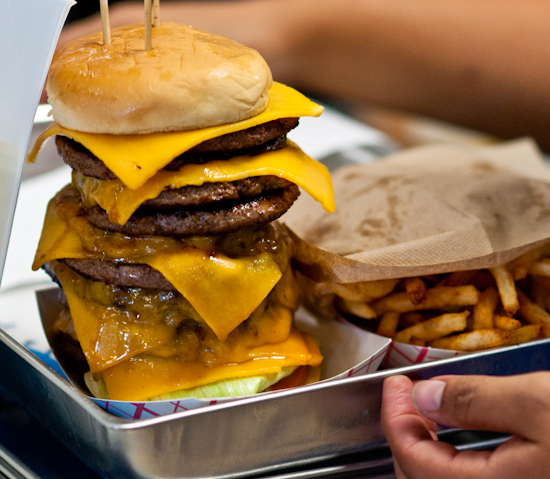 Elevation Burger - Vertigo Burger Carried in Tray