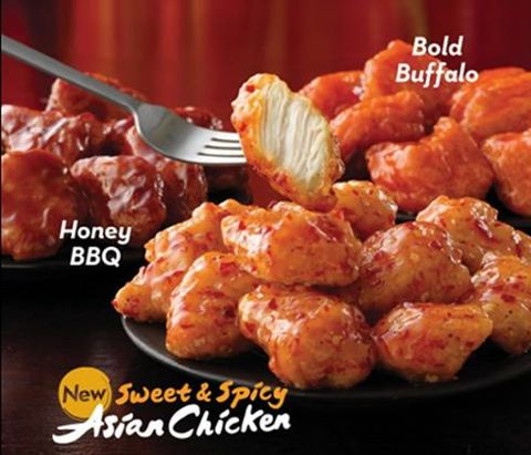 Wendy’s Sweet & Spicy Asian Chicken Boneless Wings Advertisement