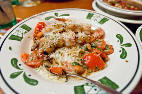 Olive Garden - Grilled Shrimp Caprese