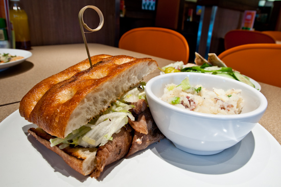 Zoe’s Kitchen - Steak Stack with Potato Salad