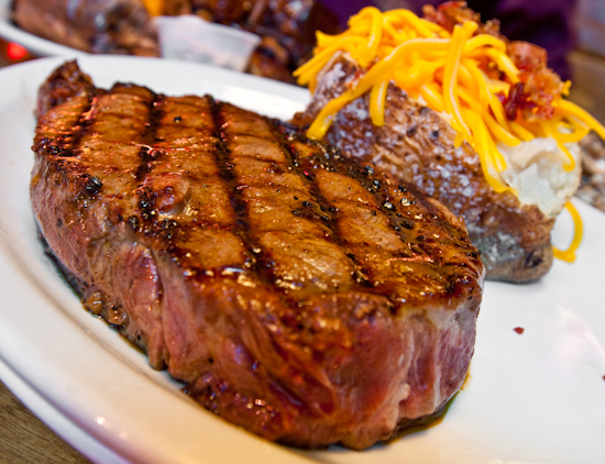 Texas Roadhouse - Ribeye Steak and Loaded Potato