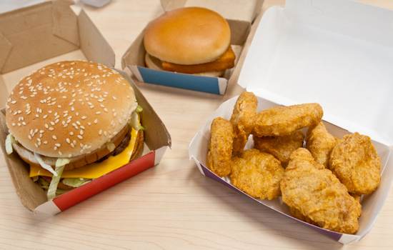 McDonald’s - Big Mac, Filet-o-Fish, Chicken McNuggets