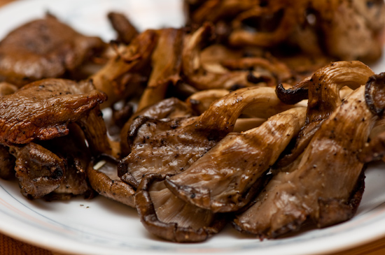 Smoked Oyster Mushrooms