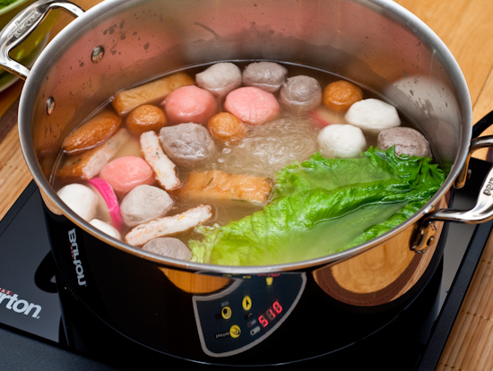 Hot Pot with Clad Pot and Induction Cooktop