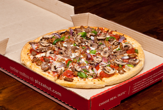Pizza Hut - Undercooked Pizza