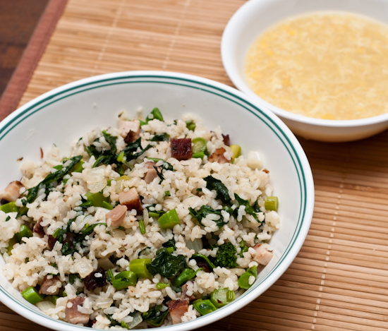 Pork Belly and Broccoli Rabe Fried Rice