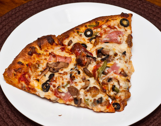 Leftover Domino's ExtravaganZZa Feast Pizza Slices