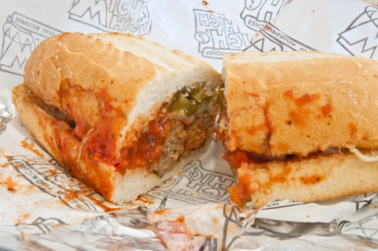 Which Wich - Meatball Sandwich