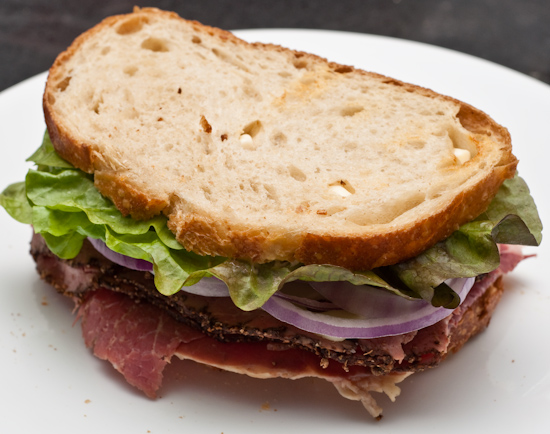 Pastrami and Corned Beef Sandwich