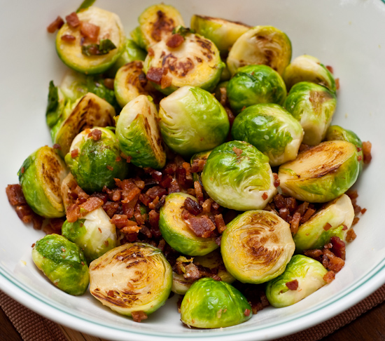 Brussels Spouts with Bacon