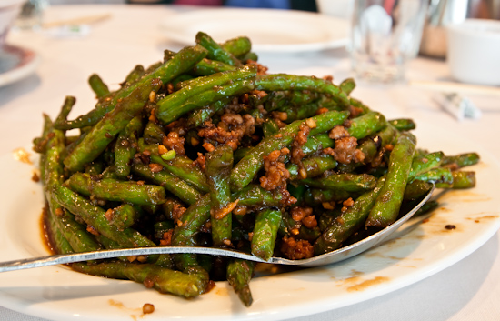 Yang Chow - Dry Sauteed String Beans with Minced Pork