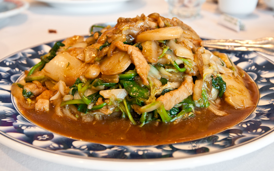 Yang Chow - Sauteed Rice Cakes with Pork Shreds