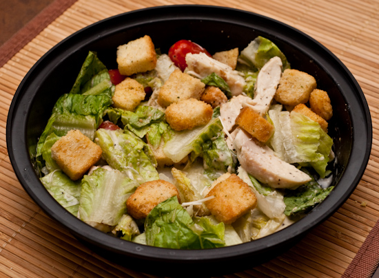 Leftover Costco Chicken Caesar Salad