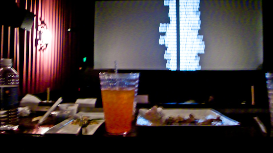 Alamo Drafthouse - Empty Plates and Scrolling Credits.
