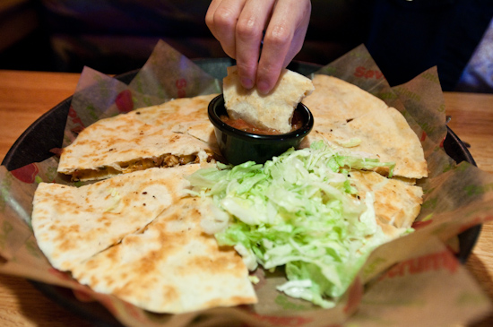 Applebee's - Chicken Quesadilla Grande