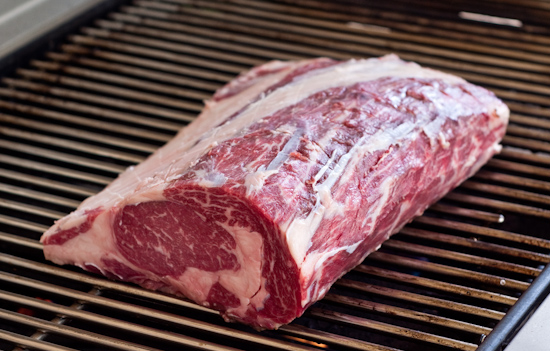 Searing Prime Rib on the grill