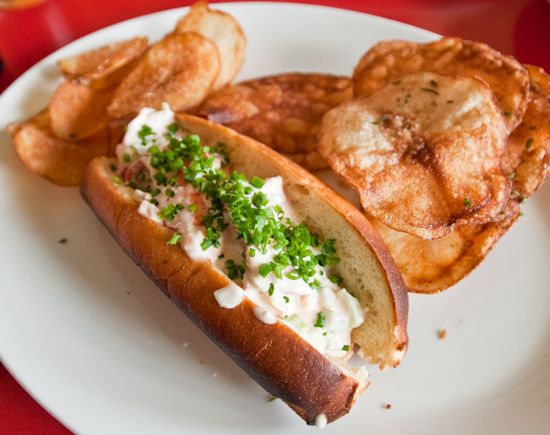 ASTI Trattoria - Maine Style Lobster Rolls with Housemade Potato Chips