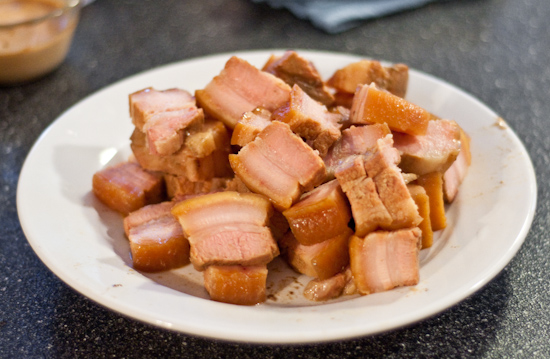 Sous vide get together - pork belly