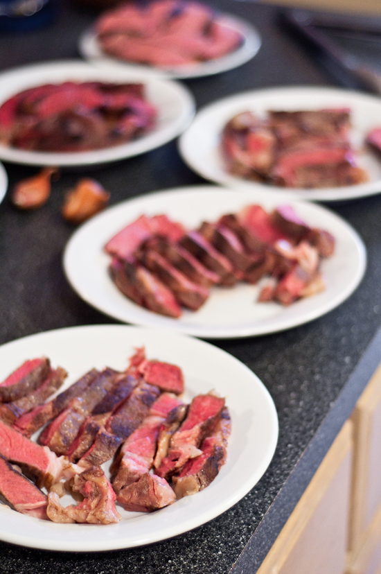 Sous vide get together - steaks