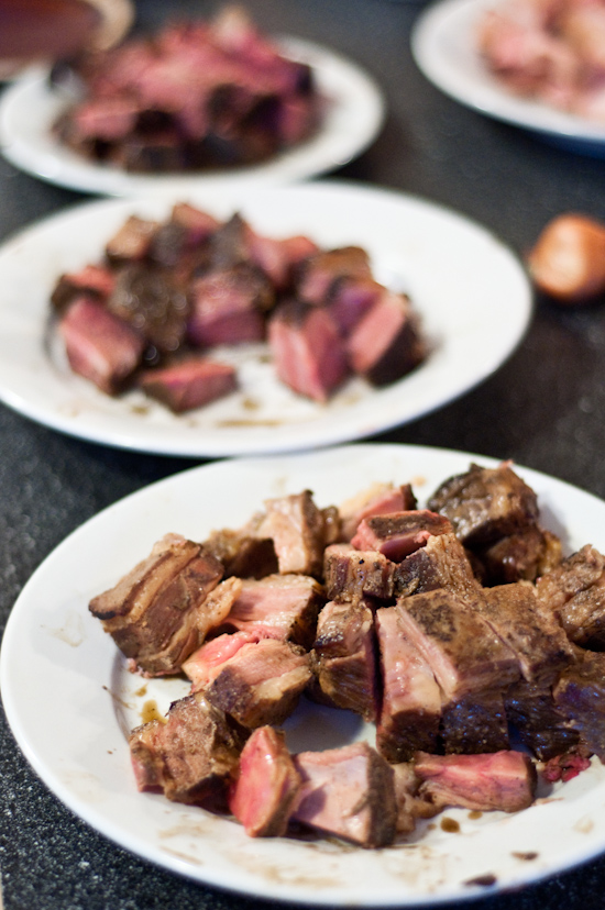 Sous vide get together - short ribs