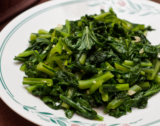 Sauteed turnip greens