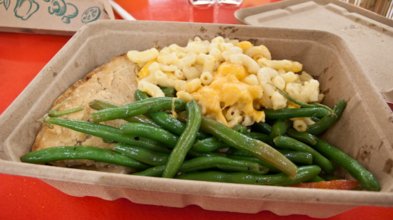 Whole Foods Market - Chicken Pot Pie, Mac 'n Cheese, and Green Beans