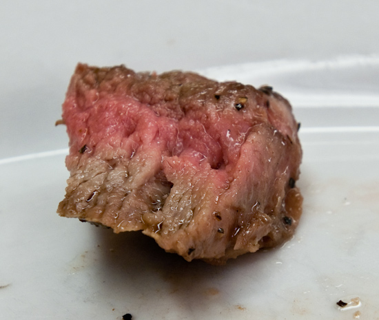 Ruth's Chris Steak House - Unevenly Cooked (and Overcooked) Steak