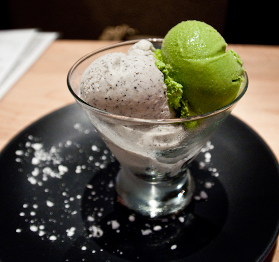 Sushi Zushi - Black Sesame and Green Tea Ice Cream