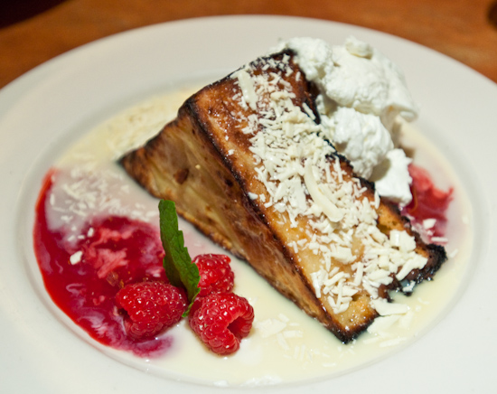 Cafe Bistro - White Chocolate Bread Pudding