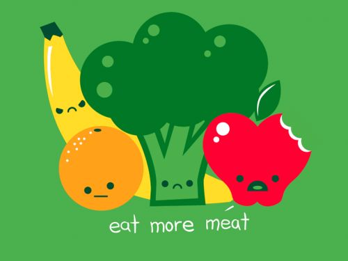 Eat More Meat T-Shirt Design