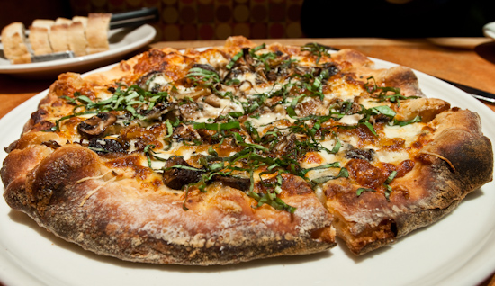 Nordstrom's Cafe Bistro - Wild Mushroom & Herb Ricotta Pizza