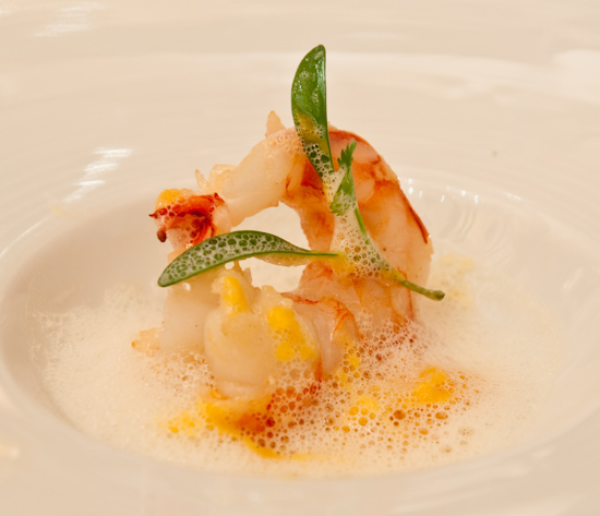 Le Bernardin - Canape of Butter Poached Shrimp